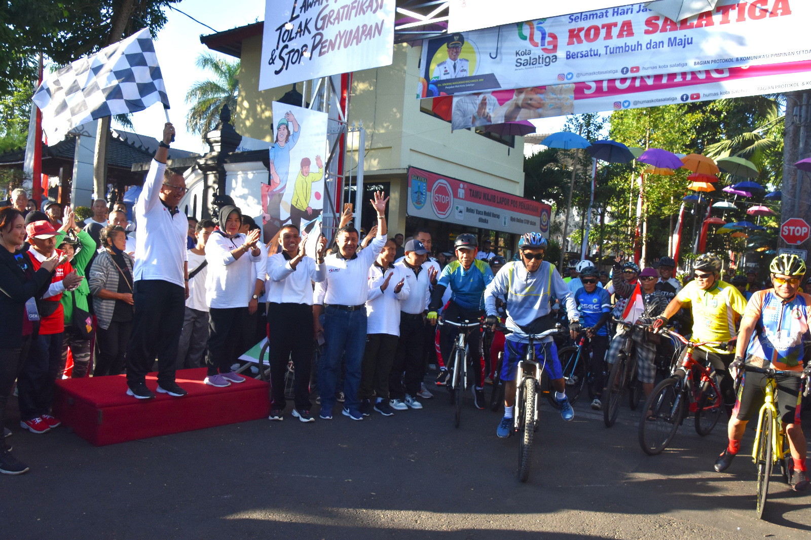 Prajurit Korem 073/Makutarama Meriahkan Hari Jadi Kota Salatiga ke1273 Tahun 2023